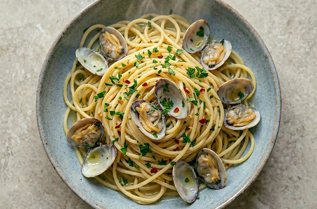Spaghetti alle vongole veraci