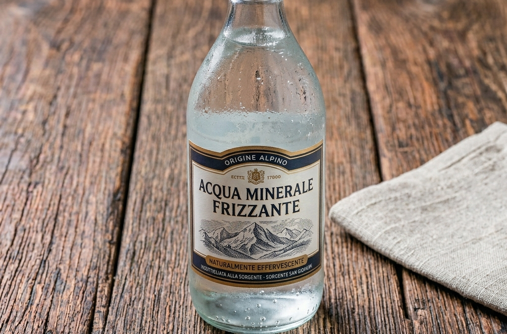 Acqua minerale frizzante